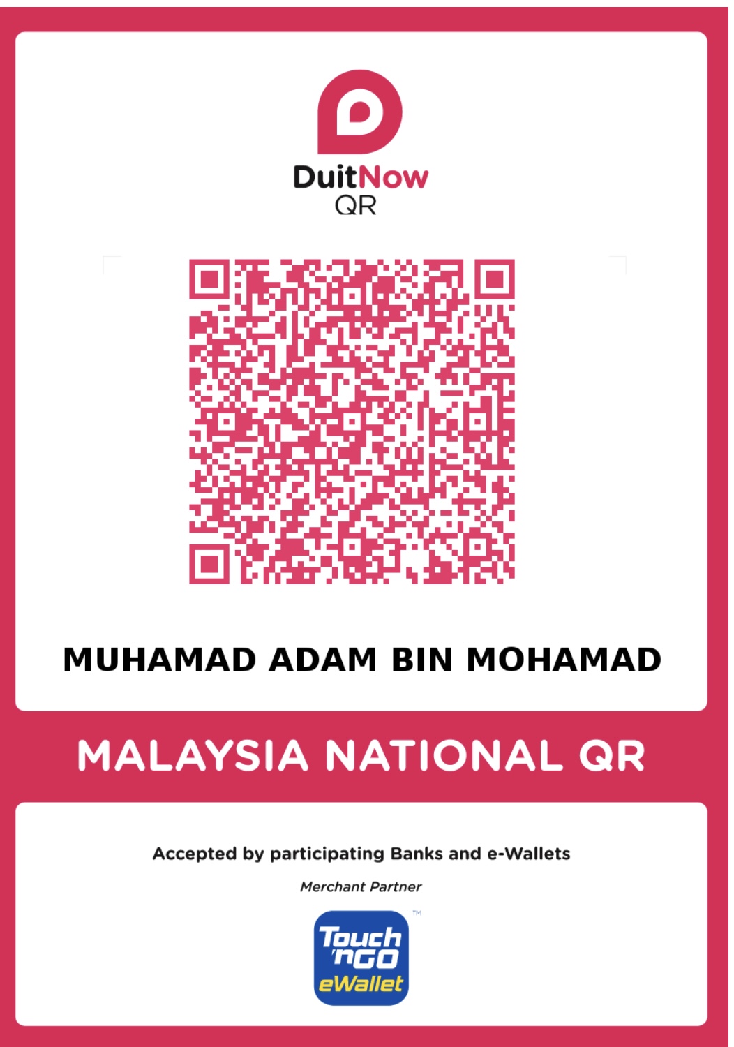 QR DuitNow AdamBijak
