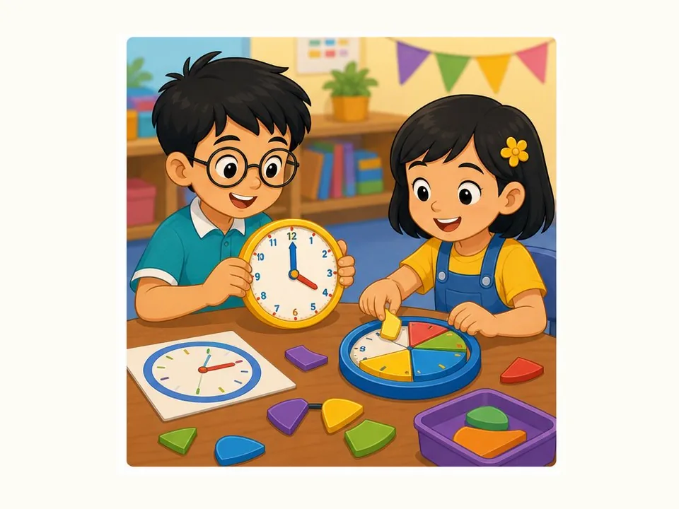 Ilustrasi kartun Matematik Tahun 3 Unit 5 Muka 3: Kalendar