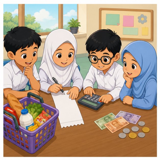 Visual masalah harian wang