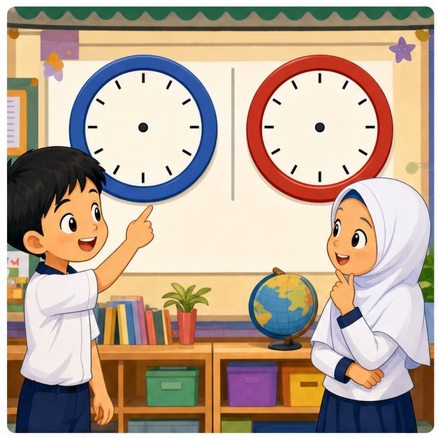 Visual sistem dua belas jam dan dua puluh empat jam