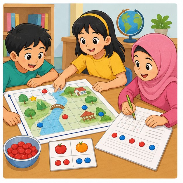 Visual masalah koordinat nisbah dan kadaran