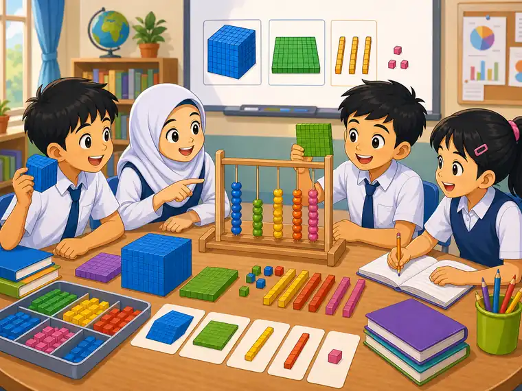 Visual kartun Matematik Tahun 6 Unit 1 muka 1