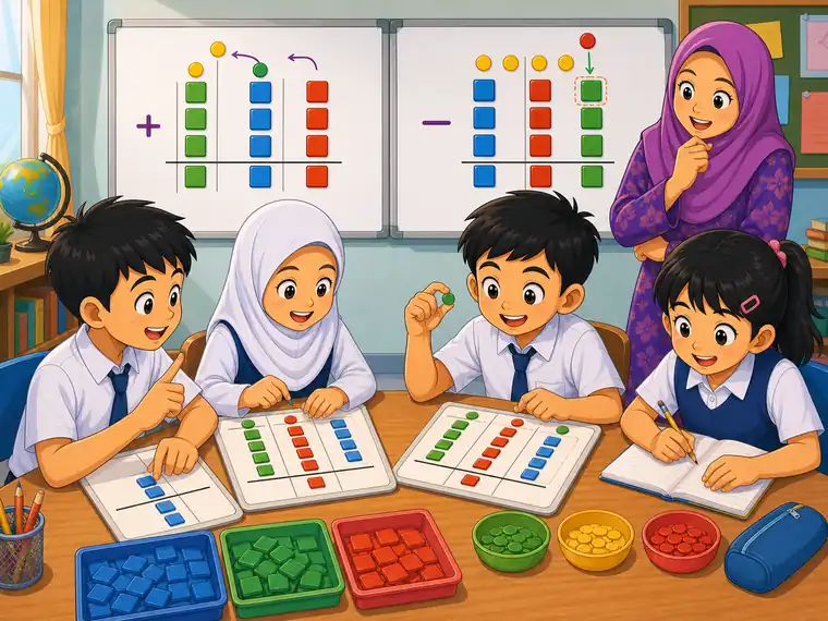 Visual kartun Matematik Tahun 6 Unit 1 muka 2