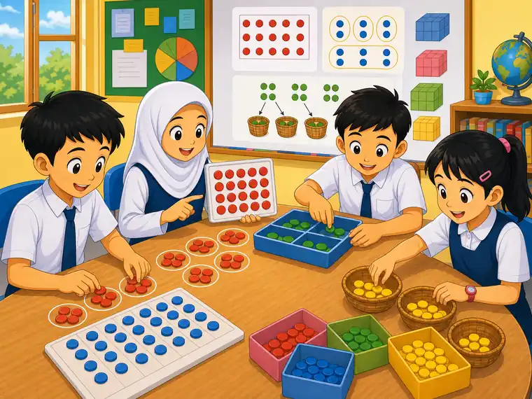 Visual kartun Matematik Tahun 6 Unit 1 muka 3