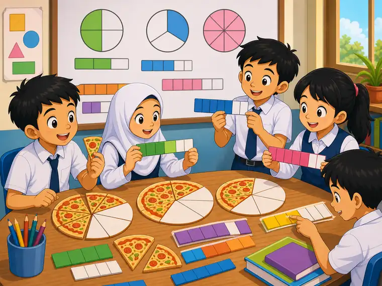 Visual kartun Matematik Tahun 6 Unit 2 muka 1