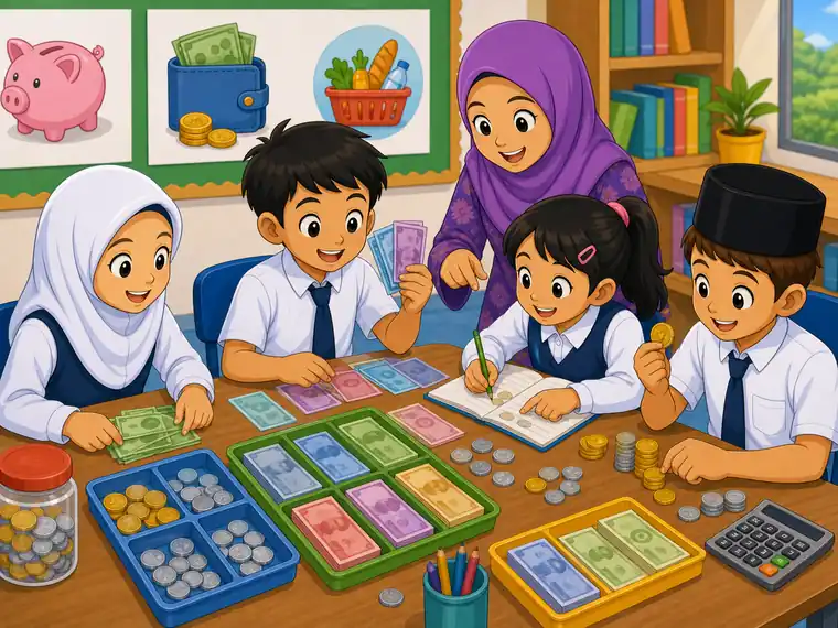 Visual kartun Matematik Tahun 6 Unit 3 muka 1