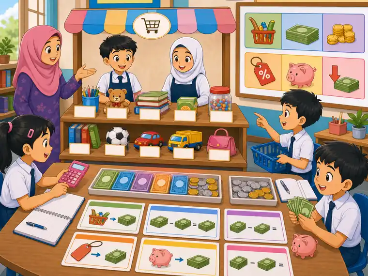 Visual kartun Matematik Tahun 6 Unit 3 muka 3