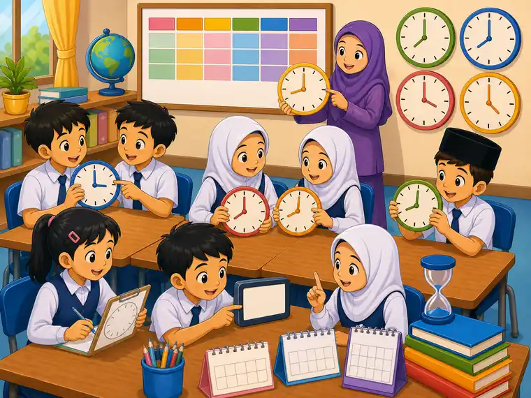 Visual kartun Matematik Tahun 6 Unit 4 muka 1