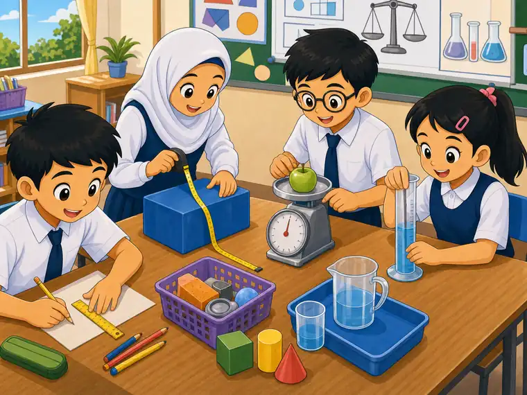 Visual kartun Matematik Tahun 6 Unit 5 muka 1