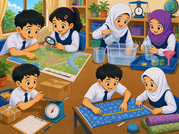 Visual kartun Matematik Tahun 6 Unit 5 muka 4