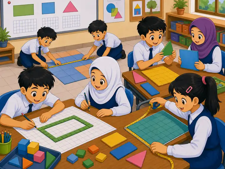 Visual kartun Matematik Tahun 6 Unit 6 muka 2