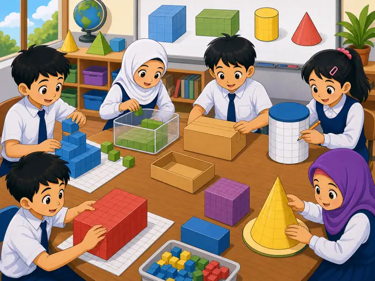 Visual kartun Matematik Tahun 6 Unit 6 muka 4