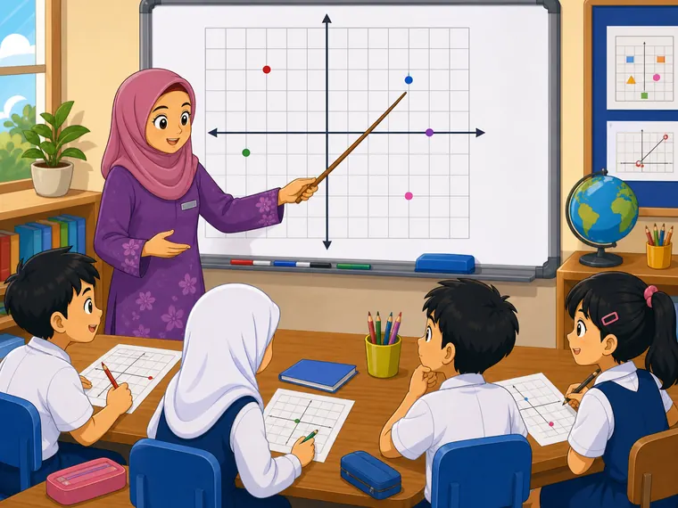 Visual kartun Matematik Tahun 6 Unit 7 muka 1