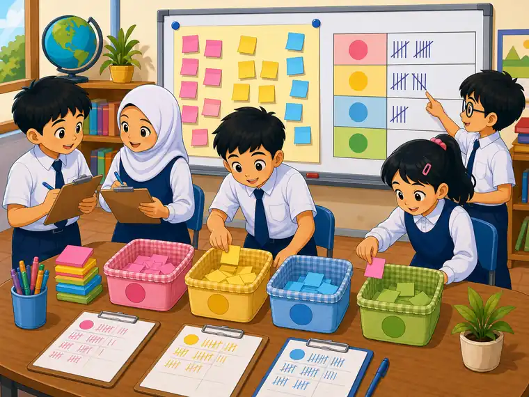 Visual kartun Matematik Tahun 6 Unit 8 muka 1