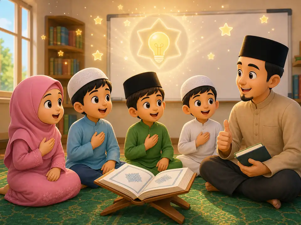 Kartun nota Hafazan Surah Asy-Syarh muka 4