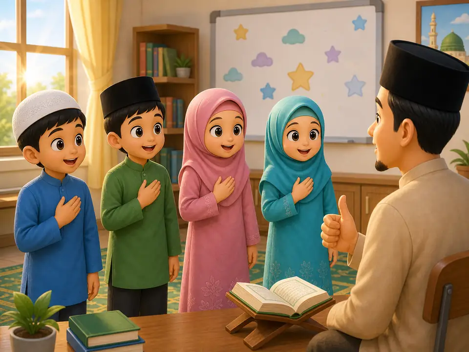 Kartun nota Hafazan Surah Ad-Duha muka 4