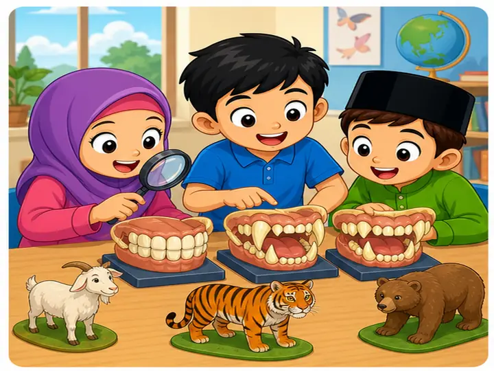 Visual kartun Unit 4 muka 1