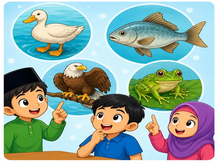 Visual kartun Unit 4 muka 3