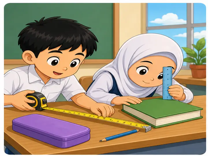 Visual kartun Unit 6 muka 1