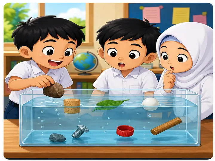 Visual kartun Unit 7 muka 1