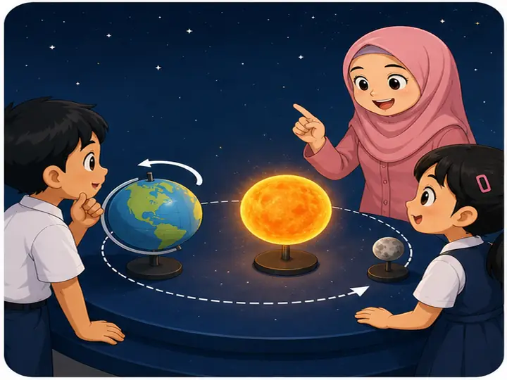 Visual kartun Unit 9 muka 3
