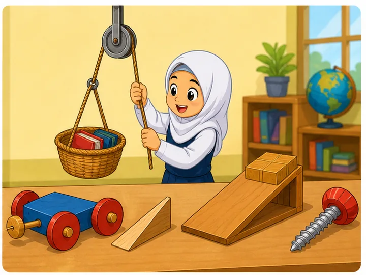 Contoh mesin ringkas di bilik darjah