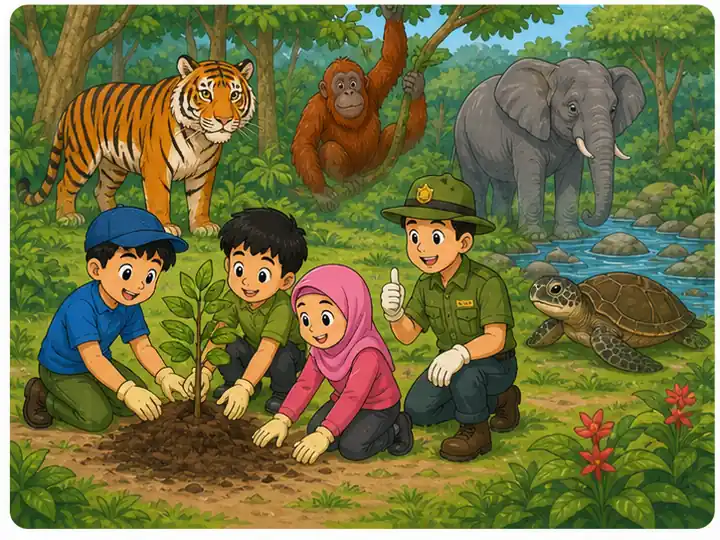 Haiwan terancam dan usaha pemuliharaan