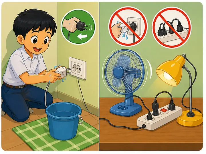 Keselamatan elektrik dan perubahan tenaga