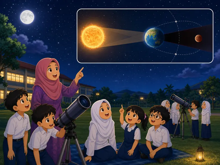Visual kartun Sains Tahun 6 Unit 10 muka 3