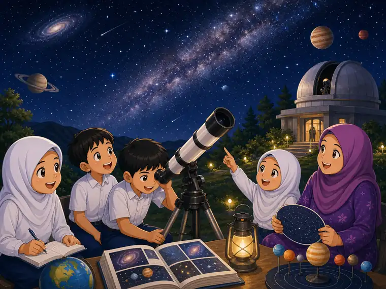 Visual kartun Sains Tahun 6 Unit 11 muka 4
