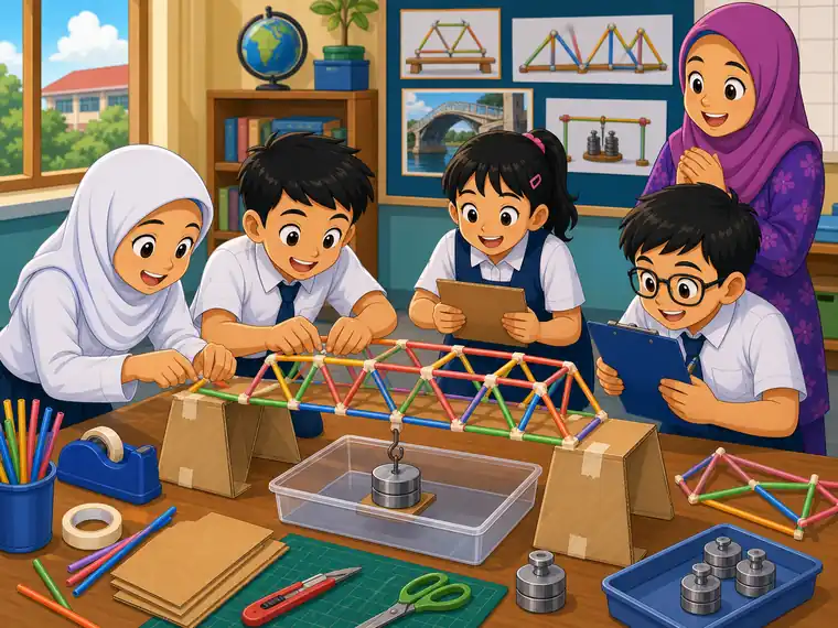 Visual kartun Sains Tahun 6 Unit 12 muka 4
