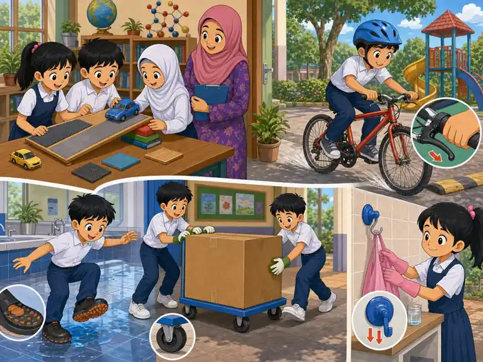 Visual kartun Sains Tahun 6 Unit 6 muka 4