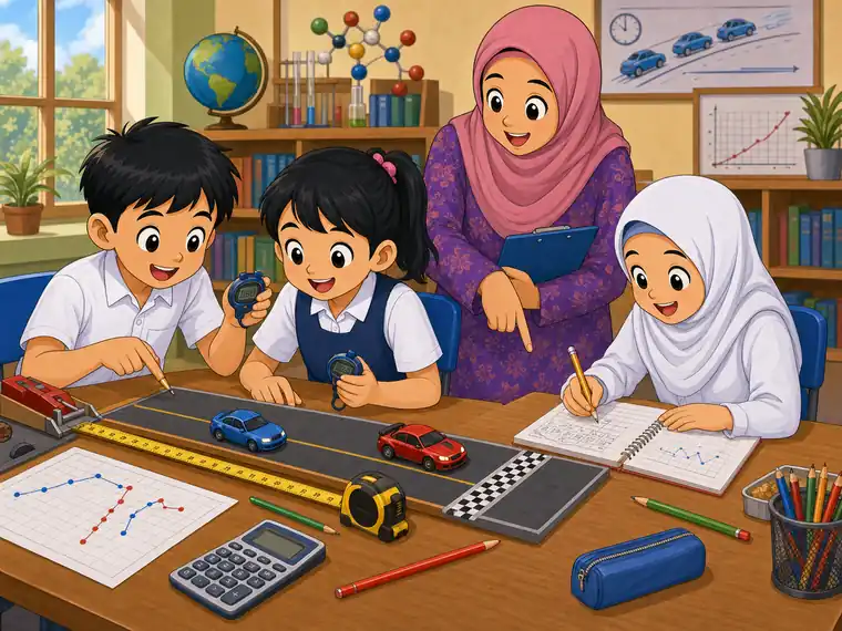 Visual kartun Sains Tahun 6 Unit 7 muka 2