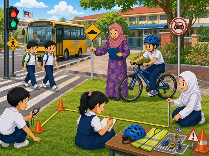 Visual kartun Sains Tahun 6 Unit 7 muka 4