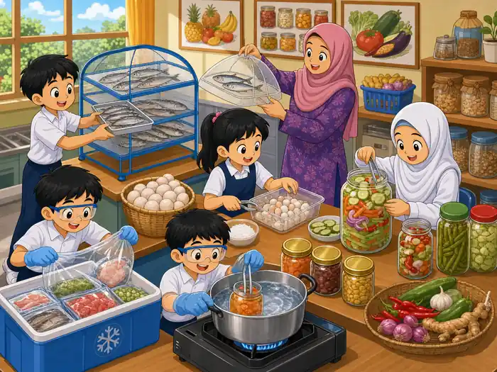 Visual kartun Sains Tahun 6 Unit 8 muka 2