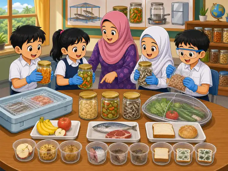 Visual kartun Sains Tahun 6 Unit 8 muka 4