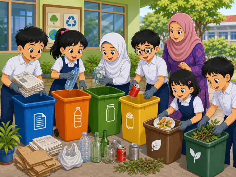 Visual kartun Sains Tahun 6 Unit 9 muka 1