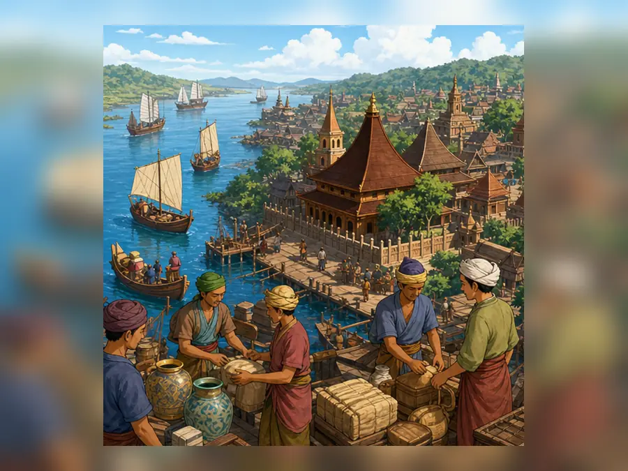 Ilustrasi kartun Sejarah Tahun 4 Unit 9 Muka 3