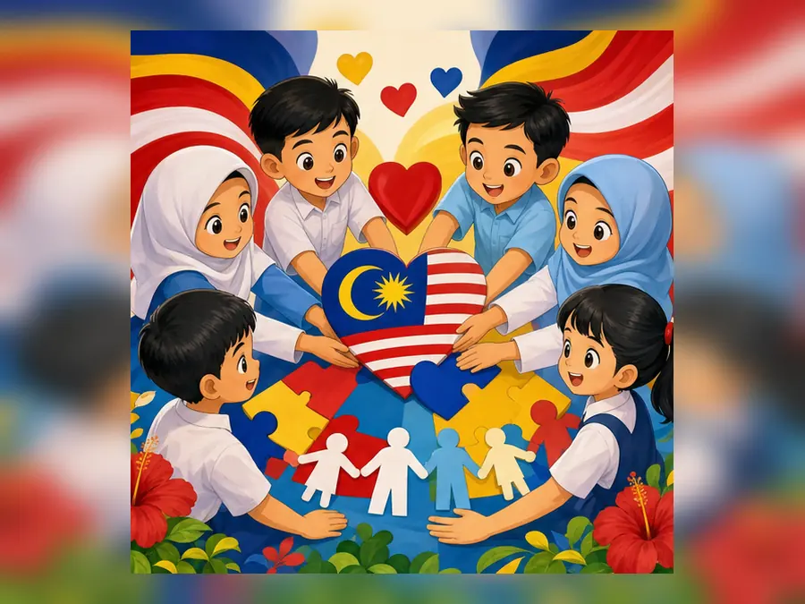 Ilustrasi kartun Sejarah Tahun 5 Unit 10 Muka 2