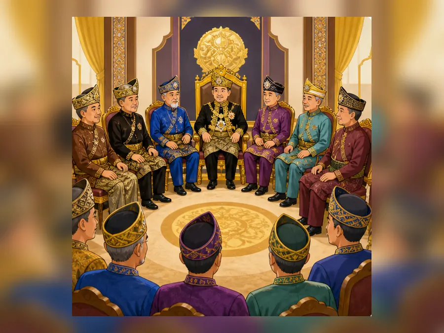 Ilustrasi kartun Sejarah Tahun 5 Unit 7 Muka 2