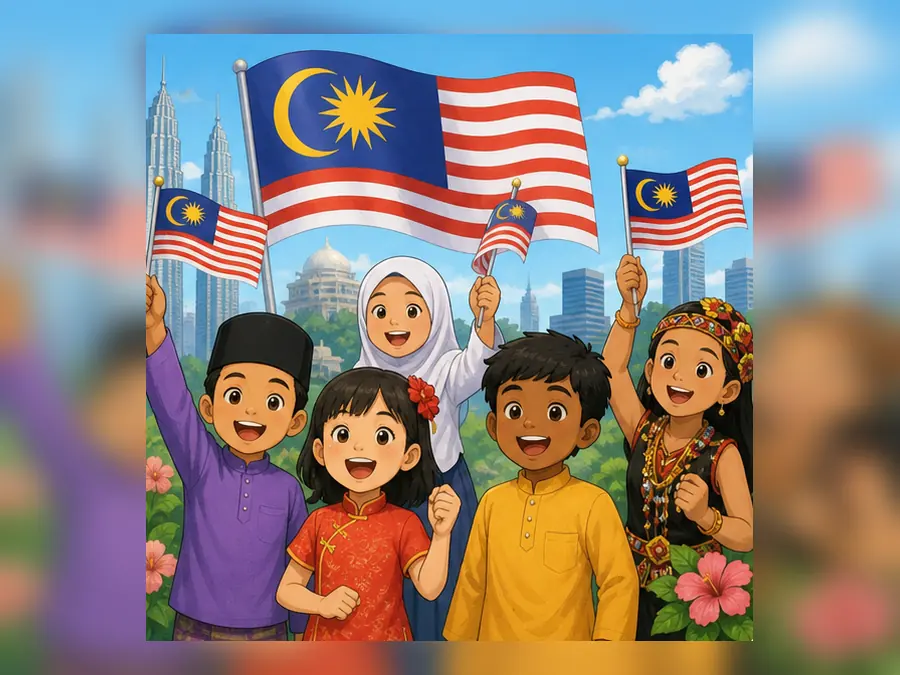 Ilustrasi kartun Sejarah Tahun 6 Unit 1 Muka 4