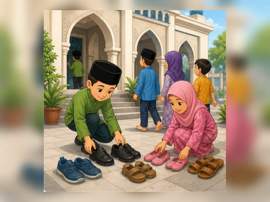 Ilustrasi kartun Sejarah Tahun 6 Unit 5 Muka 3