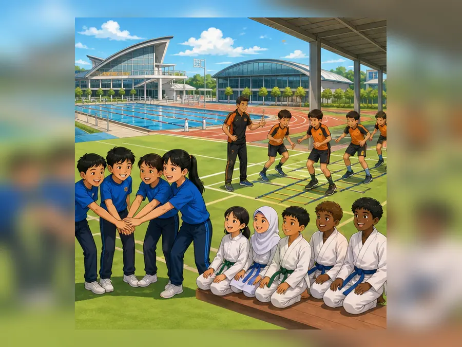 Ilustrasi kartun Sejarah Tahun 6 Unit 9 Muka 3